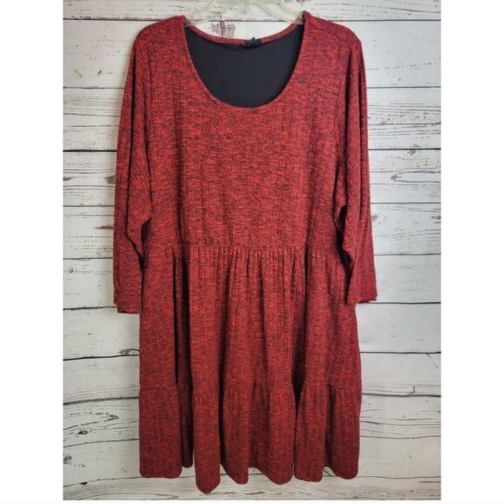 Elegant Red Women's Dress